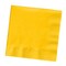 Party Central Club Pack of 500 Lemon Yellow Solid 3-Ply Disposable Lunch Napkins 6.5"